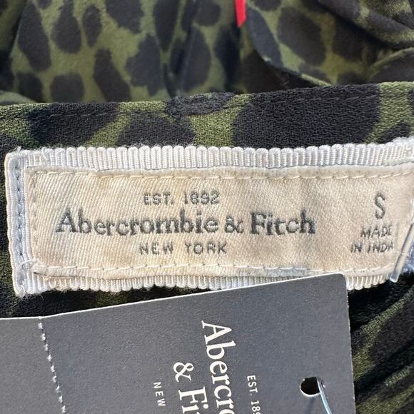 Abercrombie & Fitch Wrap Skirt Leopard Print Small - Picture 6 of 9